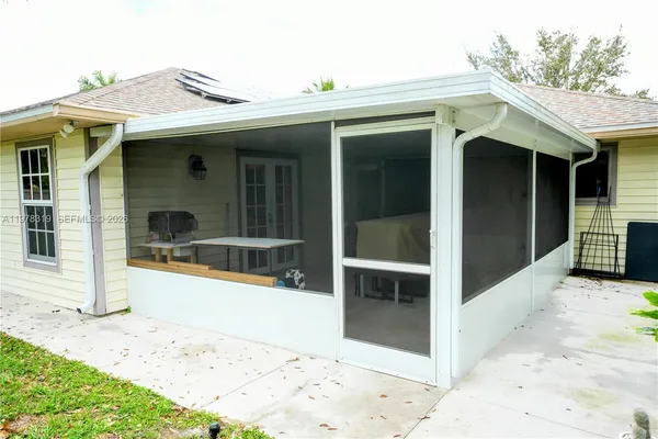 a view of a house with a outdoor space