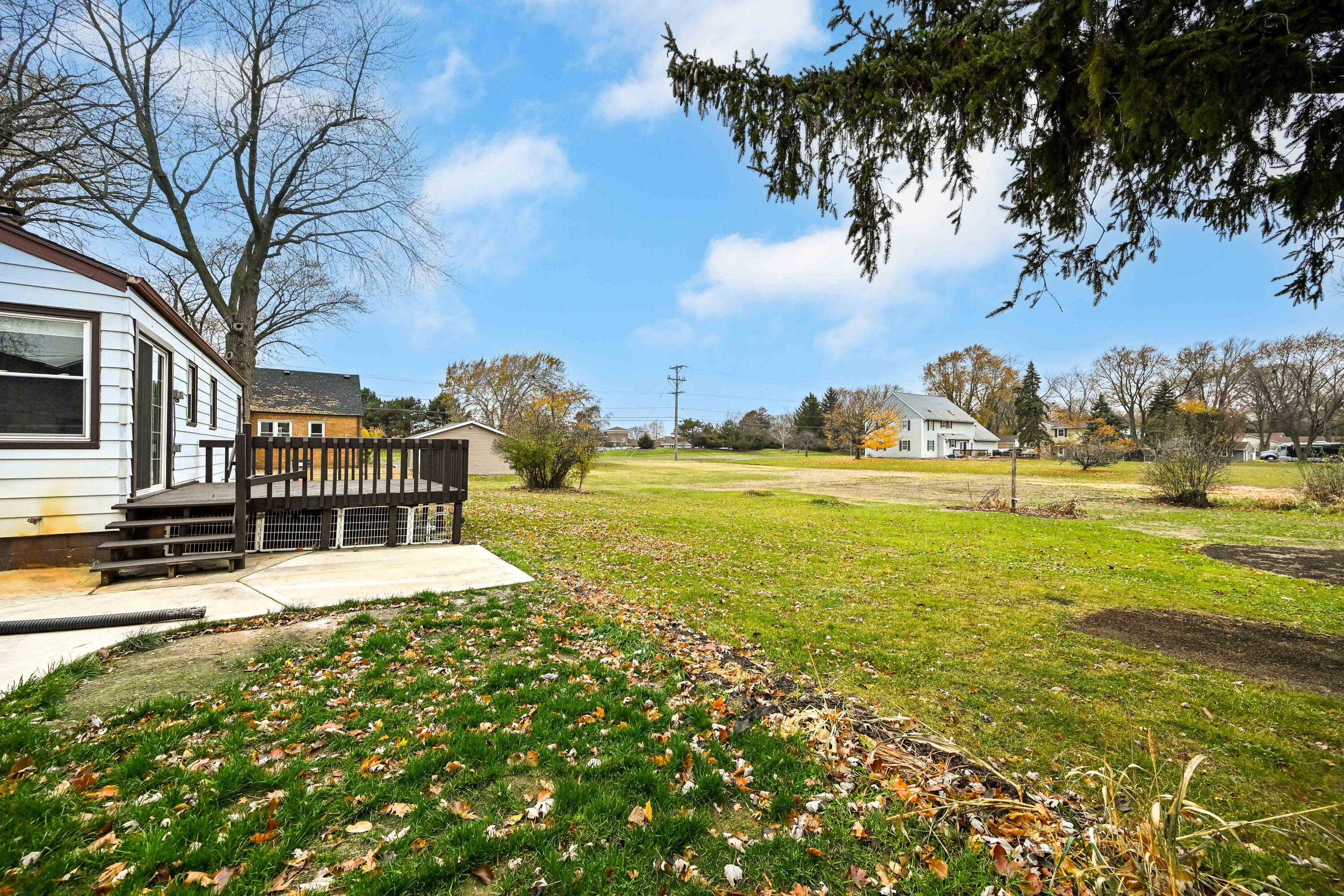 13640 West Burleigh Road Brookfield, WI 53005 - Photo 9 of 40 Flat Backyard