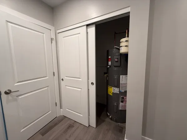 a view of walk in closet