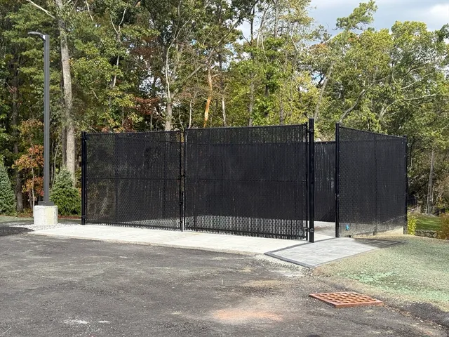 a view of wooden fence