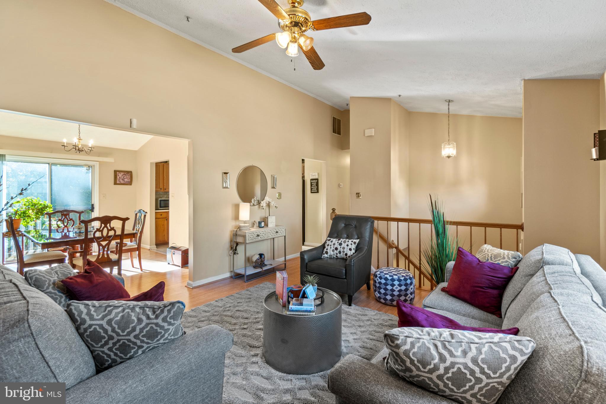 6435 Forest Road Cheverly, MD 20785 - Photo 7 of 46 Living room with view to dining room