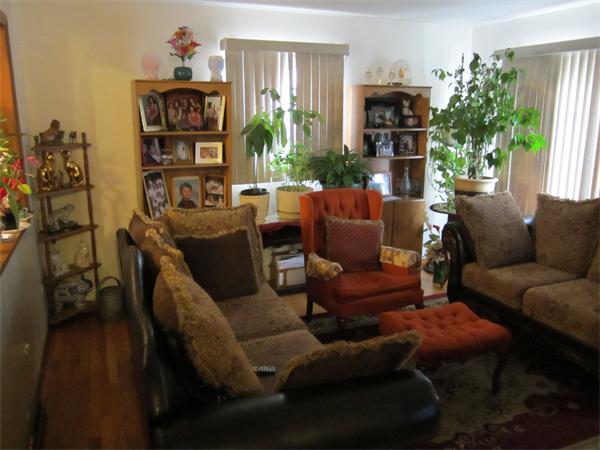 27 Alice Street Springfield, MA 01109 - Photo 6 of 8 a living room with furniture a bookshelf and a window