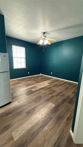 a view of a backyard with a garden