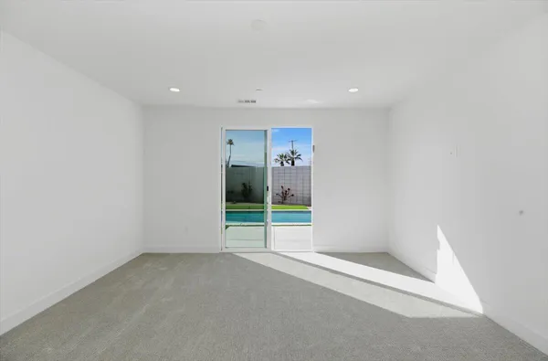a view of an empty room