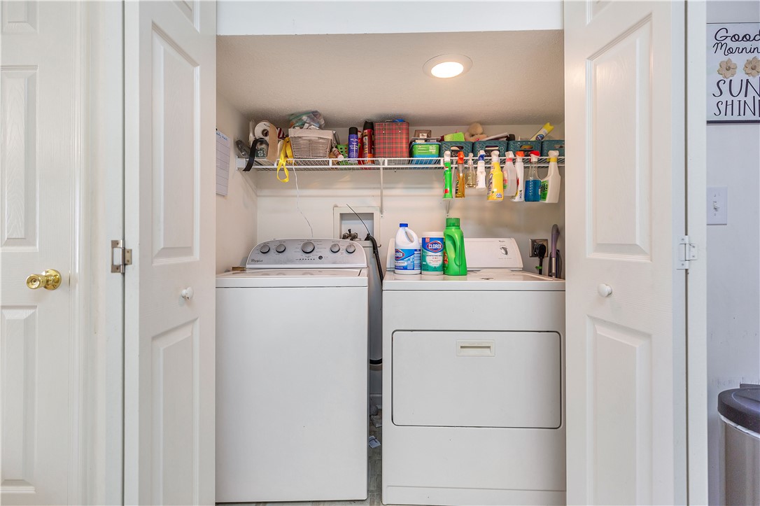 108 Grindstone Way Anderson, SC 29625 - Photo 15 of 30 This dedicated laundry area features functional appliances and convenient overhead storage.