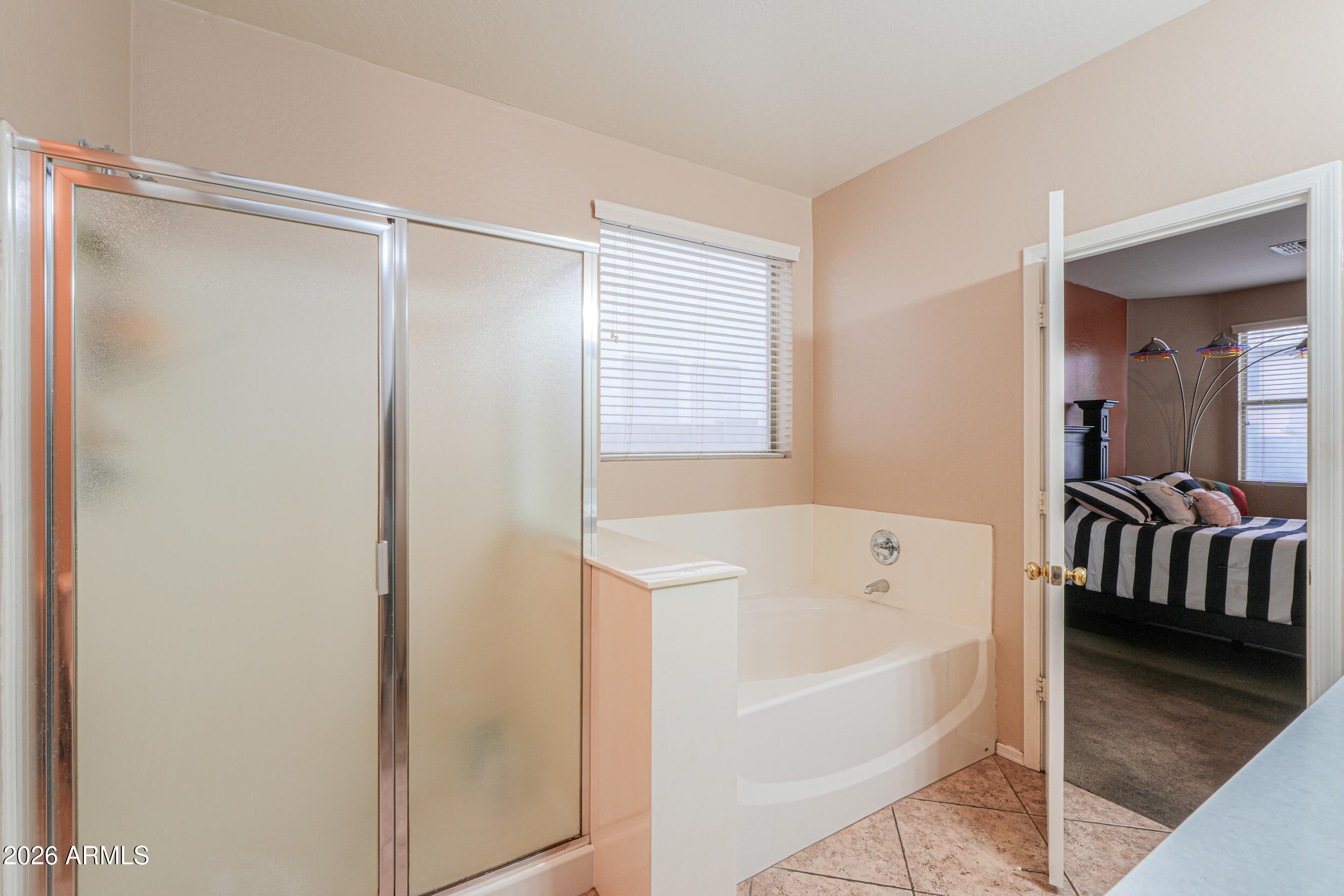 46136 West Sonny Road Maricopa, AZ 85139 - Photo 24 of 81 a bathroom with a bathtub and a shower