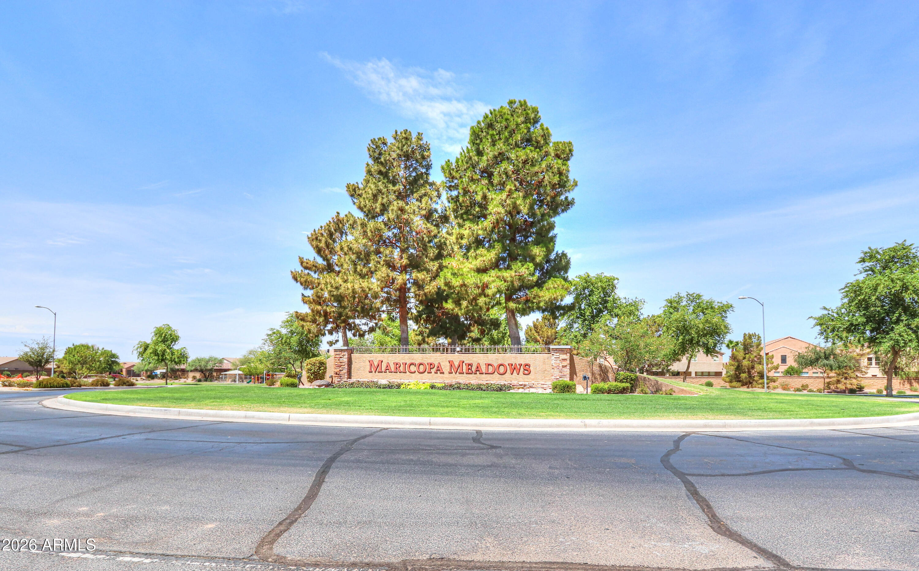 46136 West Sonny Road Maricopa, AZ 85139 - Photo 76 of 81 a view of a golf course with a road