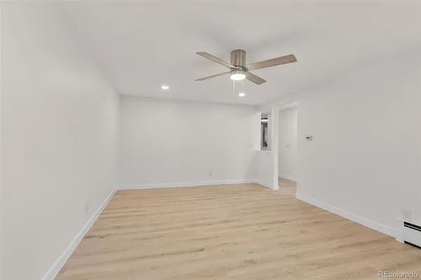 wooden floor in an empty room