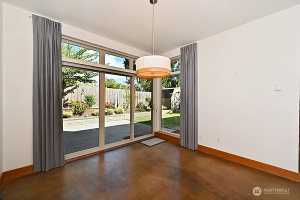 a view of a room with window