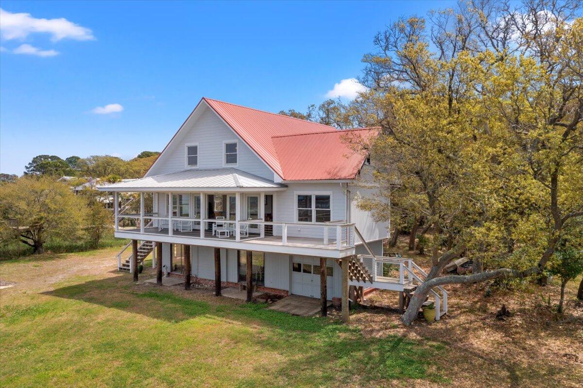 1214 Tabby Drive Folly Beach, SC 29439 - Photo 80 of 88 Aerial View of Porch