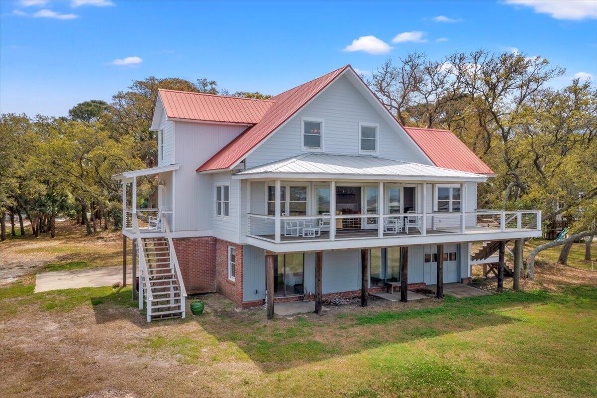 1214 Tabby Drive Folly Beach, SC 29439 - Photo 9 of 88 Huge porch