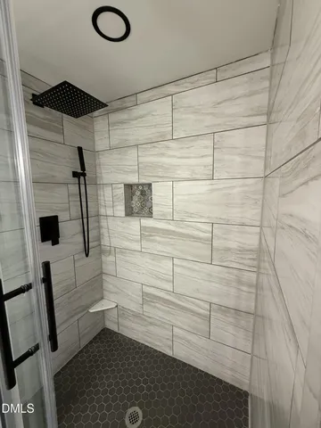 a view of a door in the house