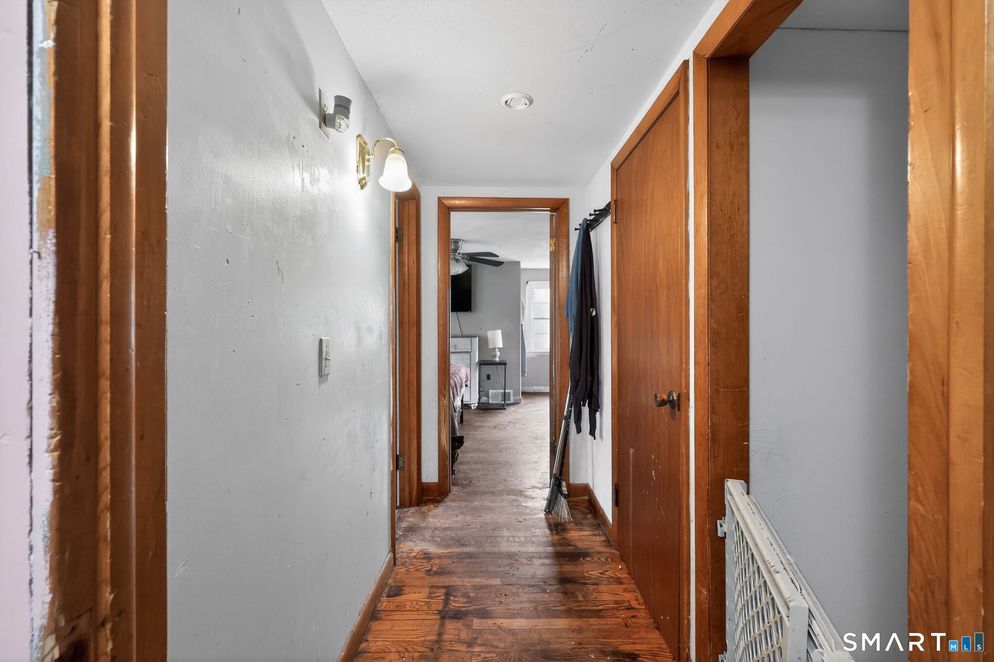 172 Bailey Hill Road Killingly, CT 06239 - Photo 26 of 35 a view of hallway with wooden floor