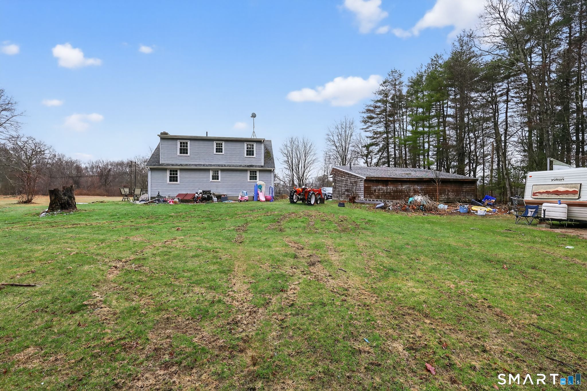 172 Bailey Hill Road Killingly, CT 06239 - Photo 33 of 35 a view of a house with a big yard