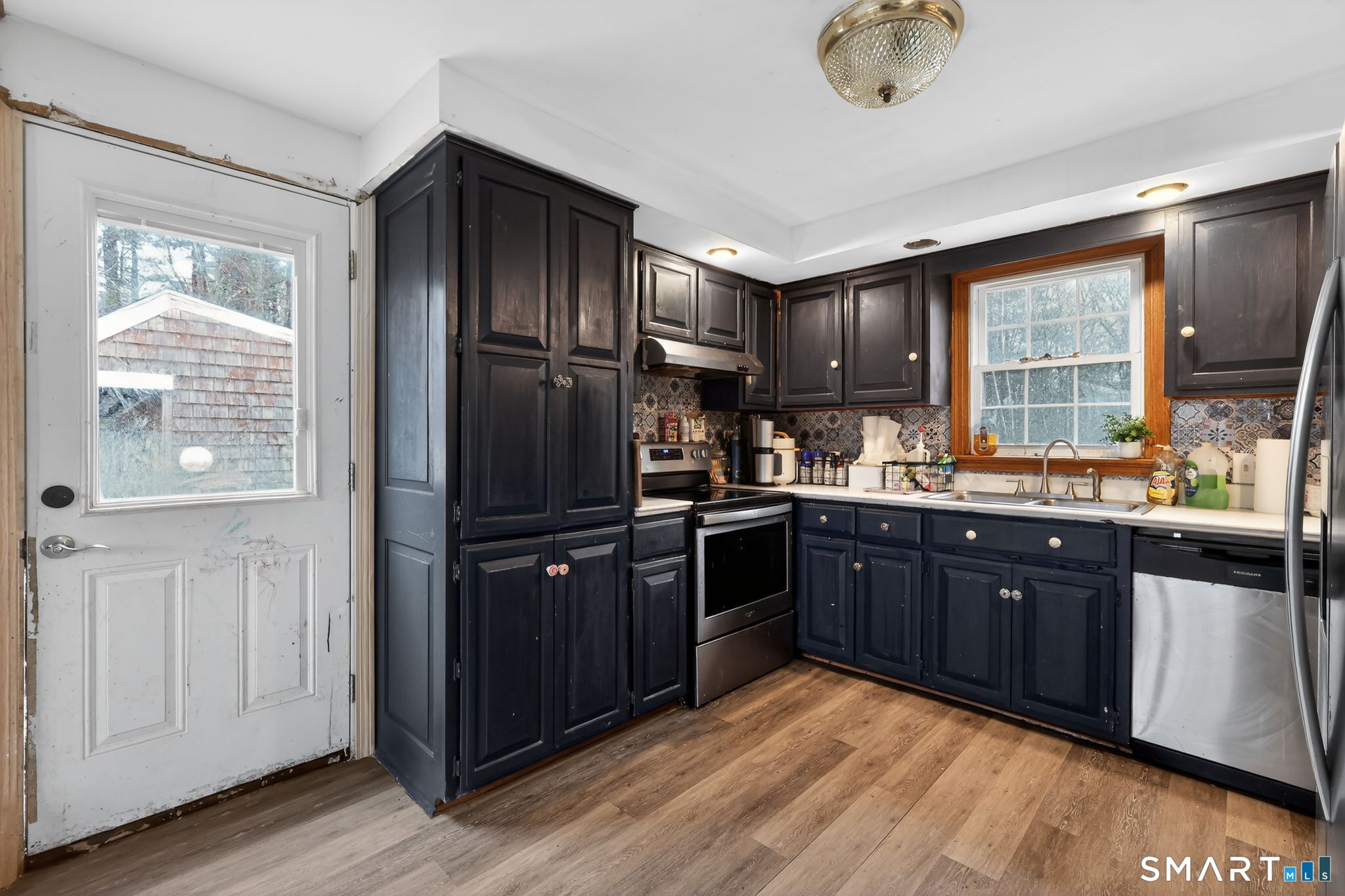 172 Bailey Hill Road Killingly, CT 06239 - Photo 8 of 35 a kitchen with stainless steel appliances granite countertop a refrigerator a sink dishwasher a stove and a refrigerator