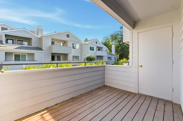 a view of an ocean from a balcony