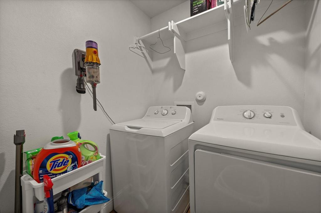 408 South Cedar Street Leonard, TX 75452 - Photo 19 of 22 a utility room with dryer and washer