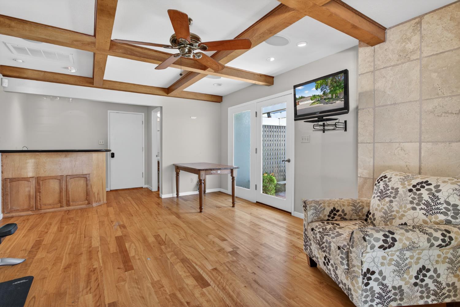 1909 Chelwood Way Modesto, CA 95355 - Photo 14 of 44 a bedroom with furniture and a wooden floor