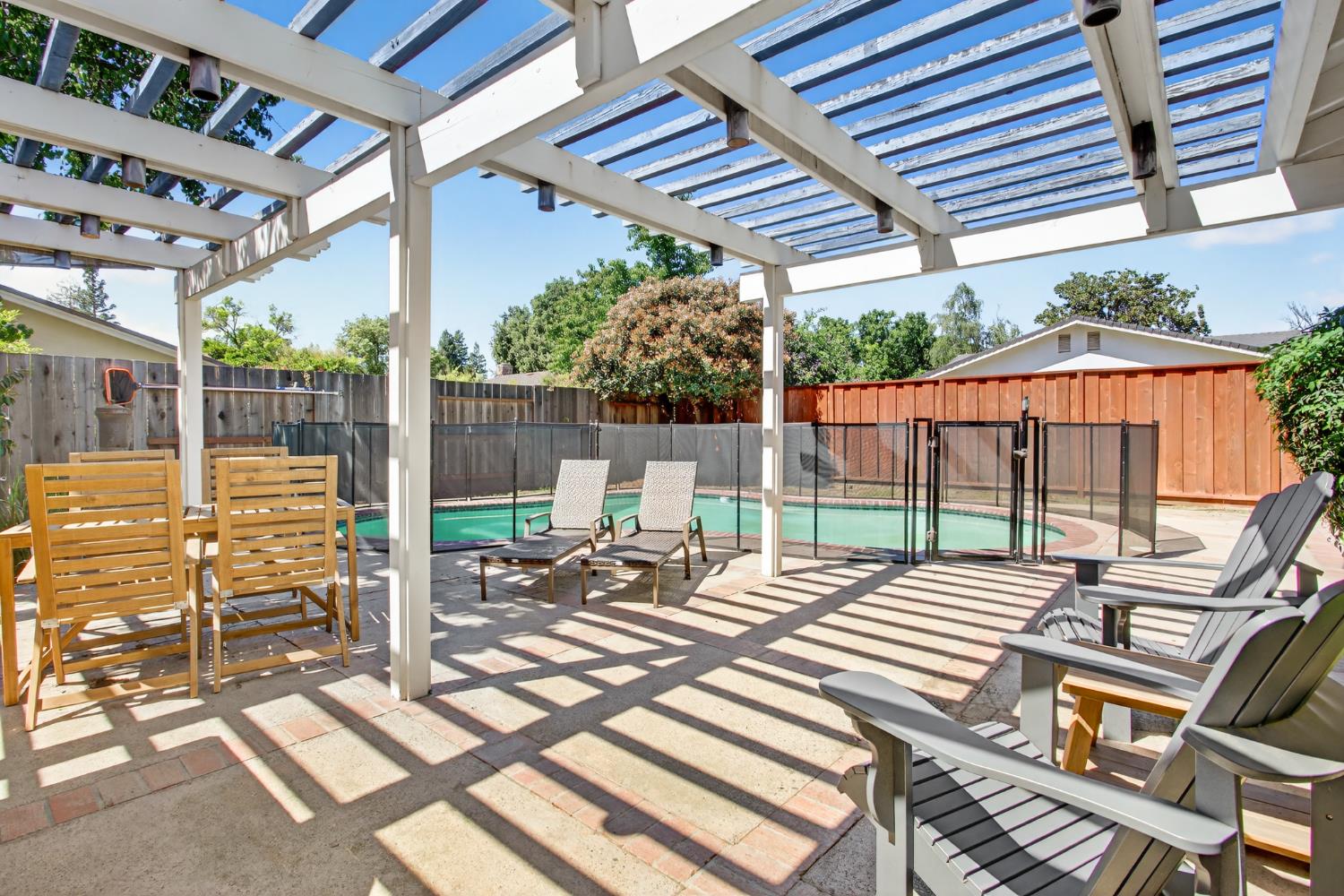 1909 Chelwood Way Modesto, CA 95355 - Photo 37 of 44 a view of a patio with wooden floor