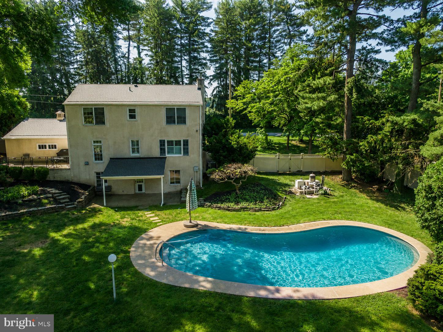 6113 West Mill Road Flourtown, PA 19031 - Photo 12 of 39 Relax Poolside All Summer Long