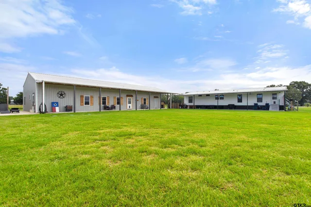 a view of a large gate