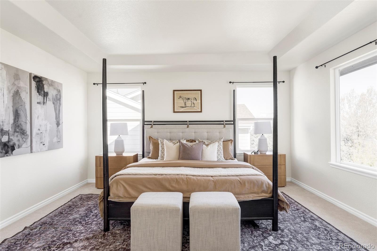 10715 Riverbrook Circle Highlands Ranch, CO 80126 - Photo 10 of 30 a bedroom with a large bed and a window