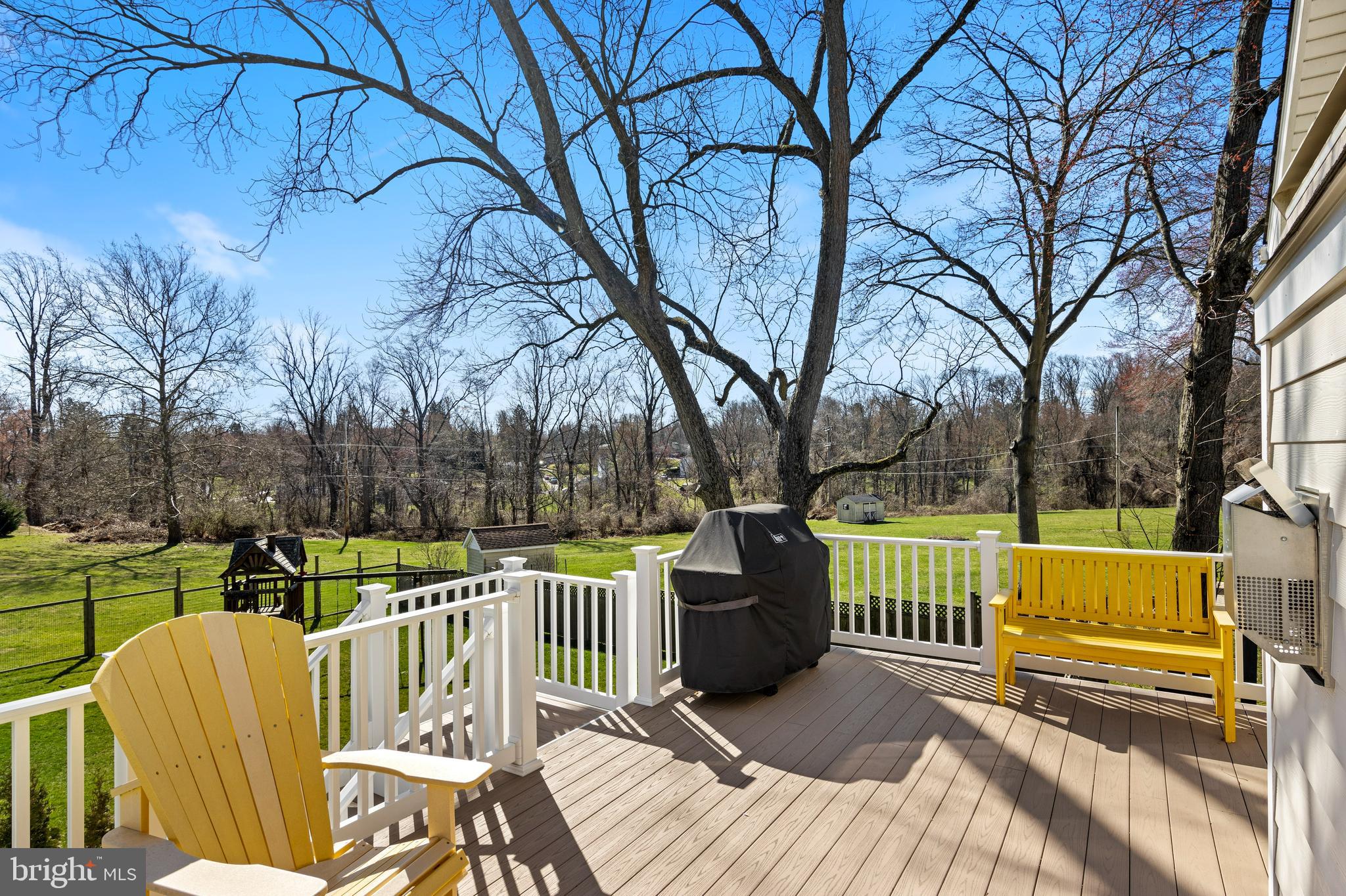 3402 Lewis Road Newtown Square, PA 19073 - Photo 35 of 43 Rear Deck opens off Family Room