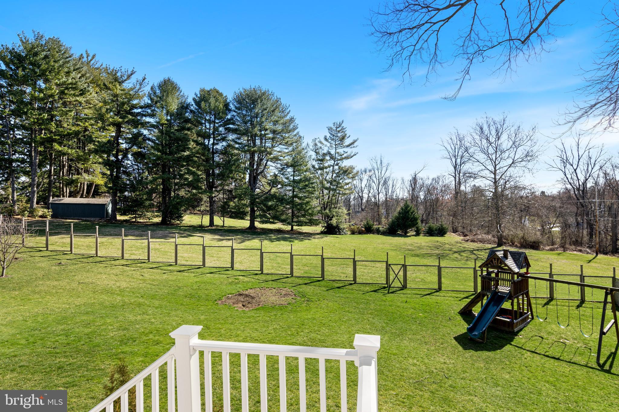 3402 Lewis Road Newtown Square, PA 19073 - Photo 36 of 43 1.2 acre yard extends BEYOND the fence