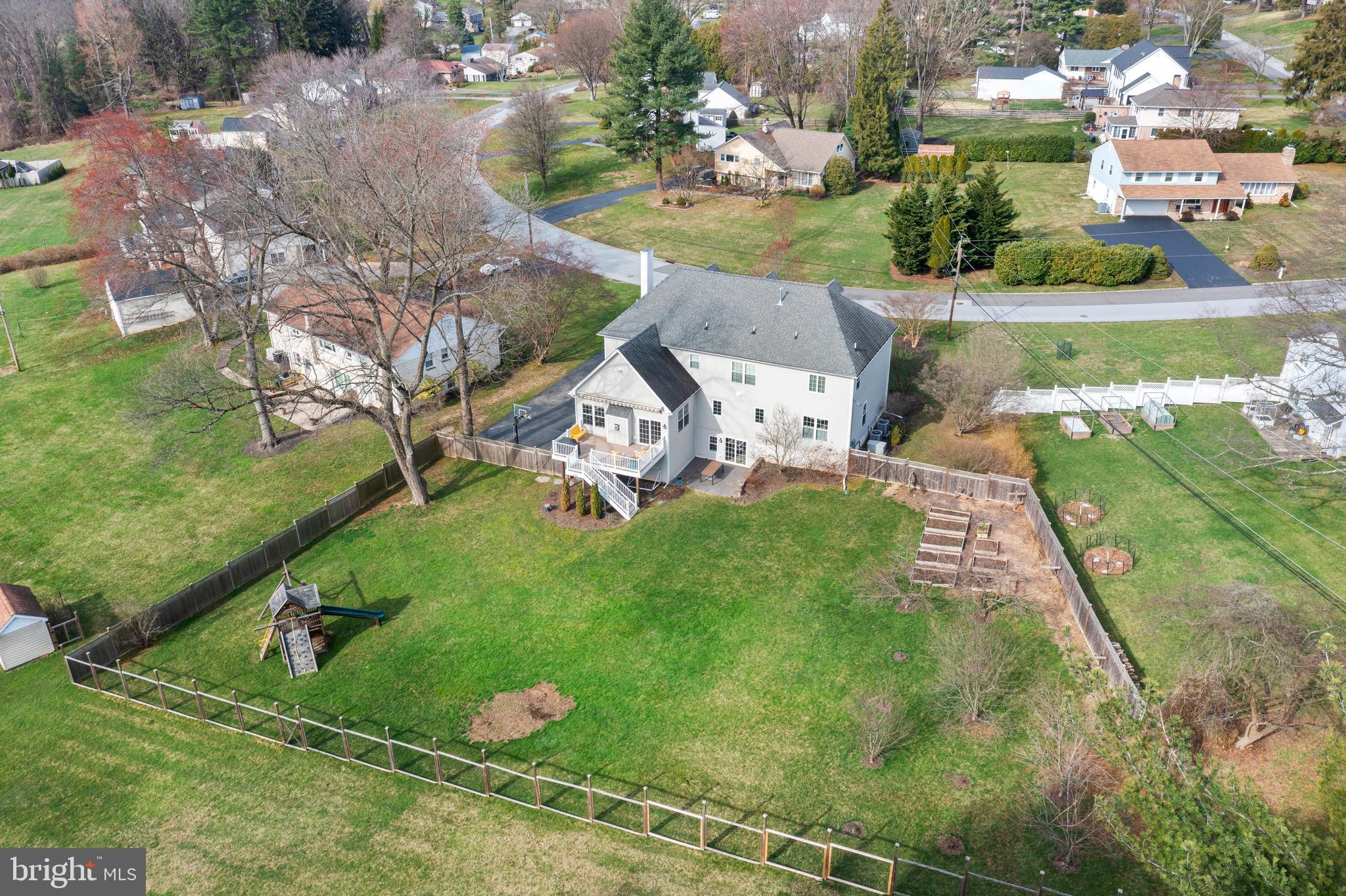 3402 Lewis Road Newtown Square, PA 19073 - Photo 40 of 43 Raised planter beds & small orchard to one side