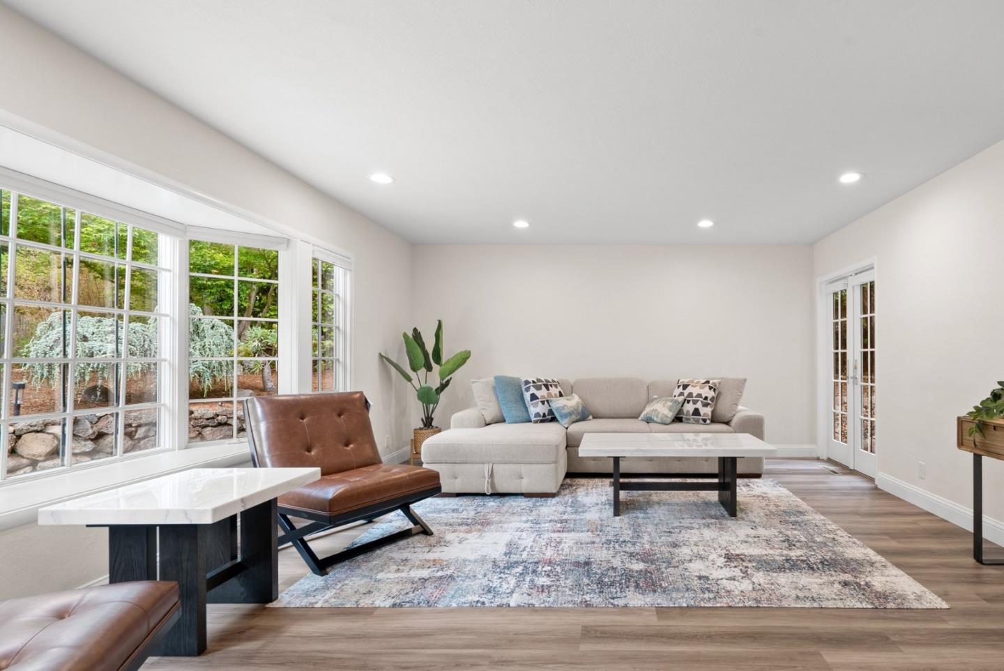 770 Graham Hill Road Santa Cruz, CA 95060 - Photo 13 of 83 a living room with furniture and wooden floor