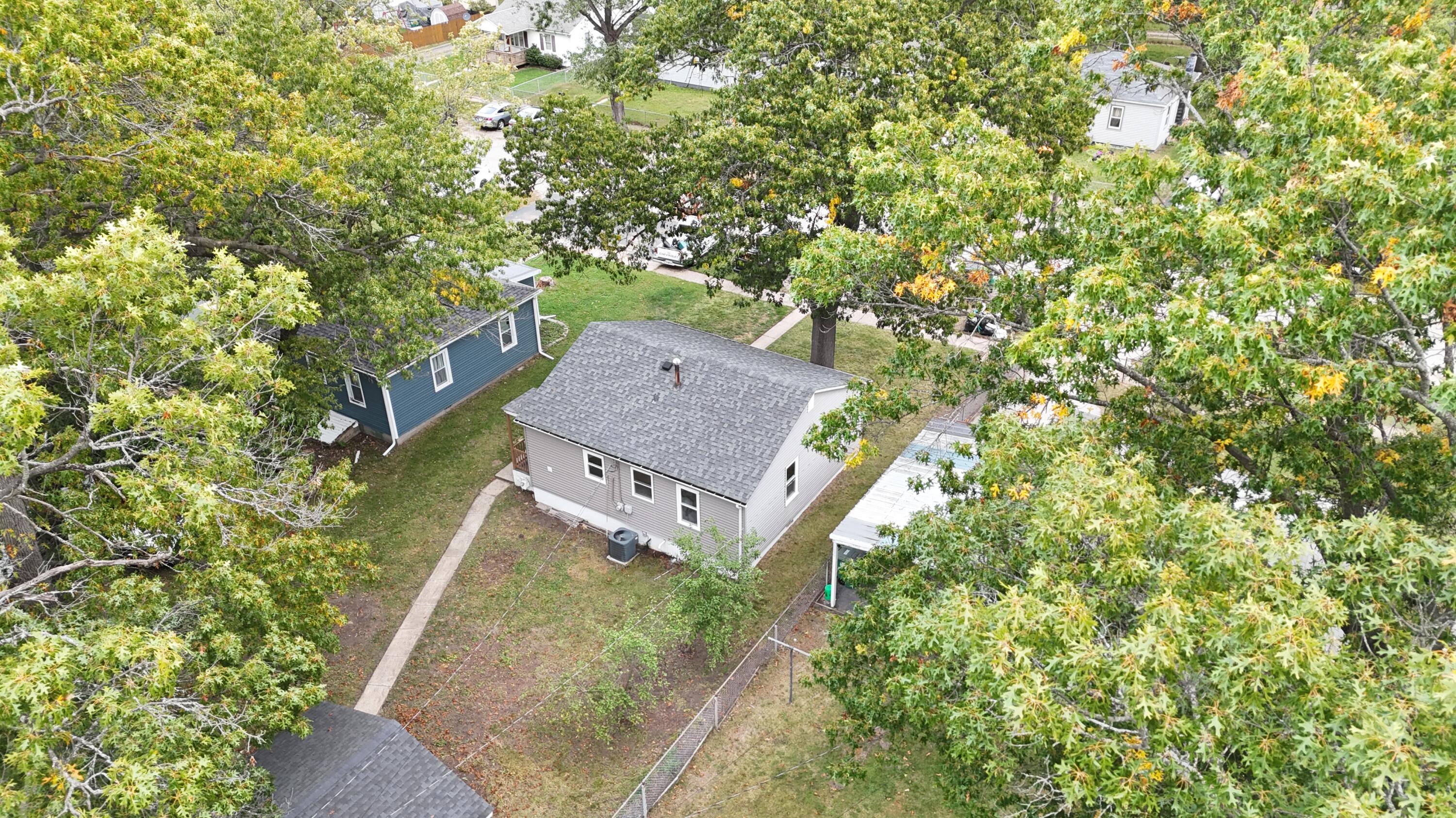 2854 Hancock Street Gary, IN 46405 - Photo 9 of 13 an aerial view of a house with a yard
