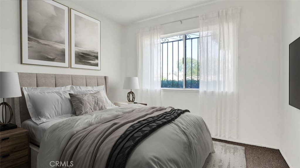 2909 Pinewood Court Fullerton, CA 92835 - Photo 14 of 33 a bedroom with a bed and a window