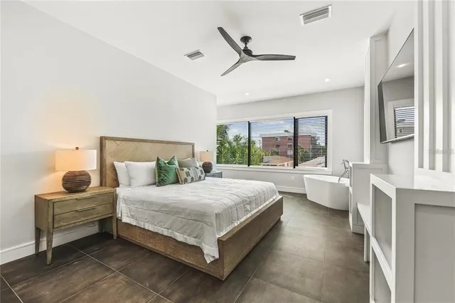 a view of an ocean beach