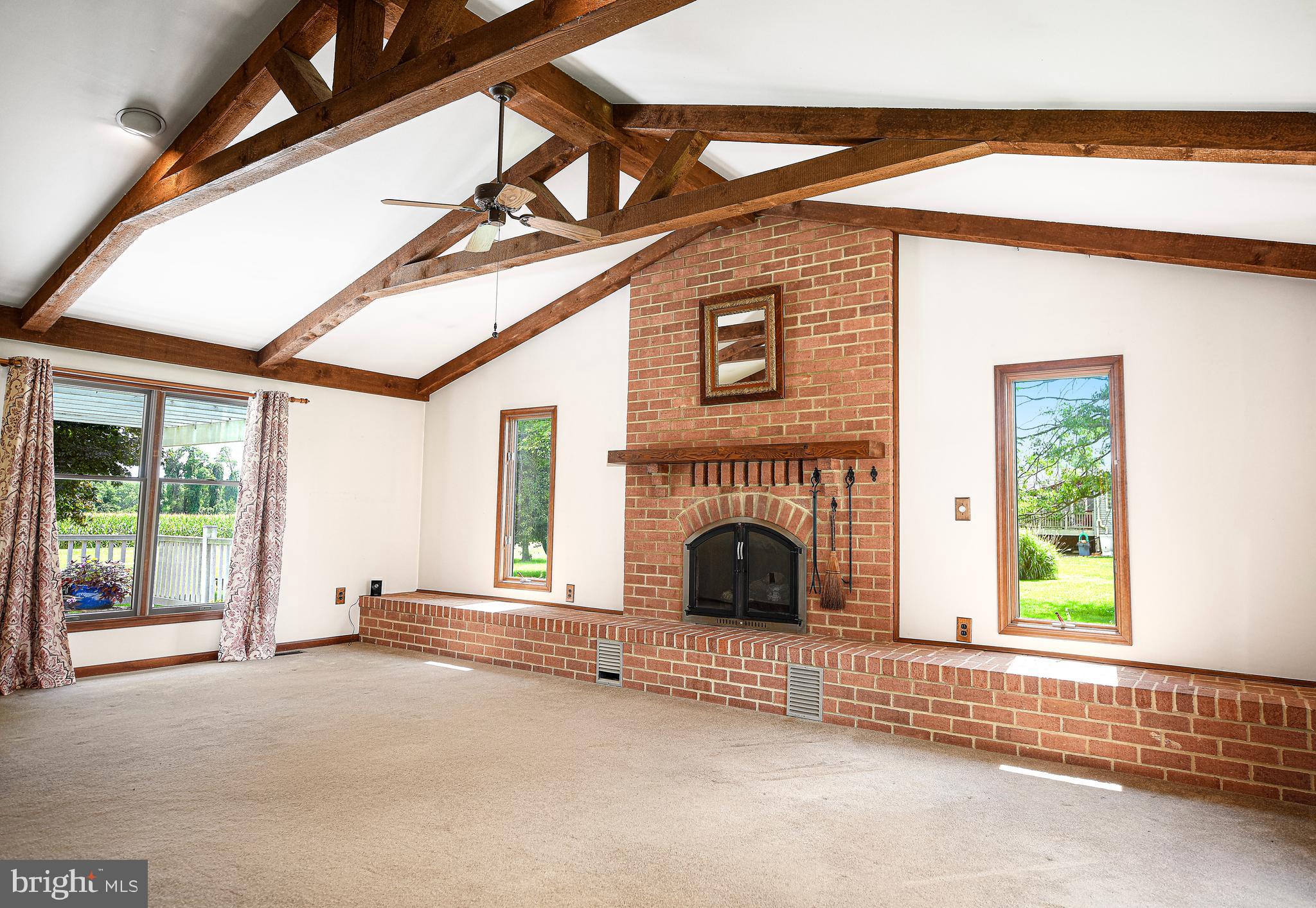 3609 Smith Road Darlington, MD 21034 - Photo 7 of 51 Spacious family room views offers a brick hearth