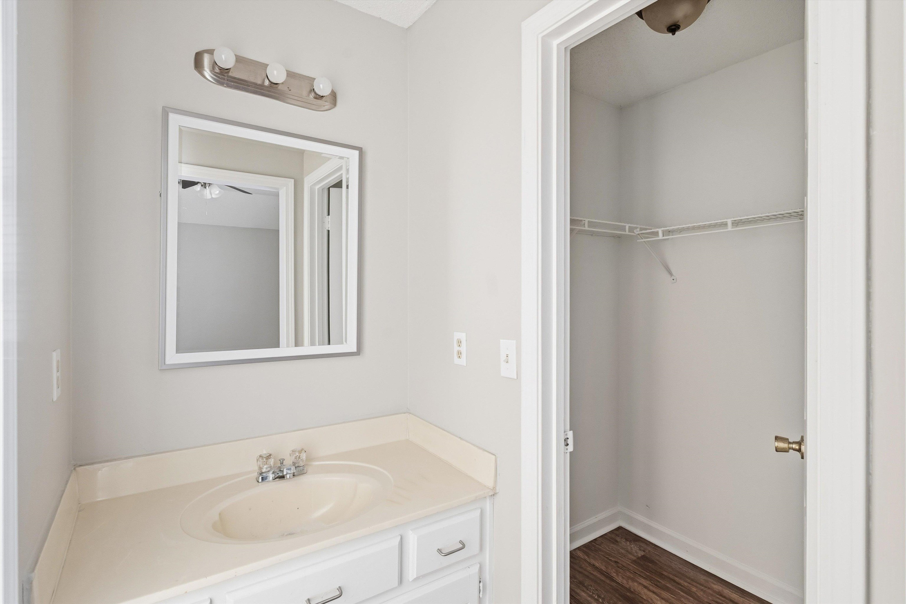 6030 Chadwell Road Millington, TN 38053 - Photo 16 of 28 a bathroom with a sink and a mirror
