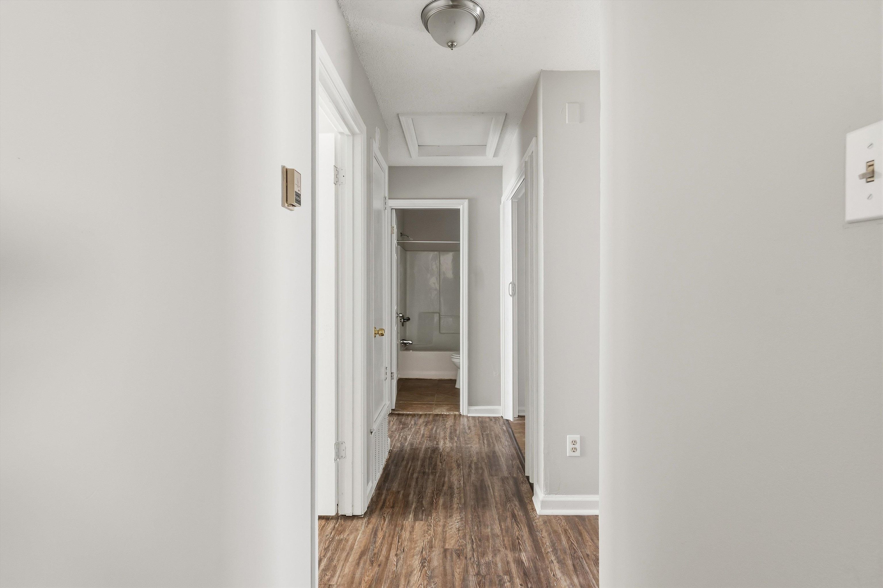 6030 Chadwell Road Millington, TN 38053 - Photo 22 of 28 a view of a hallway with wooden floor