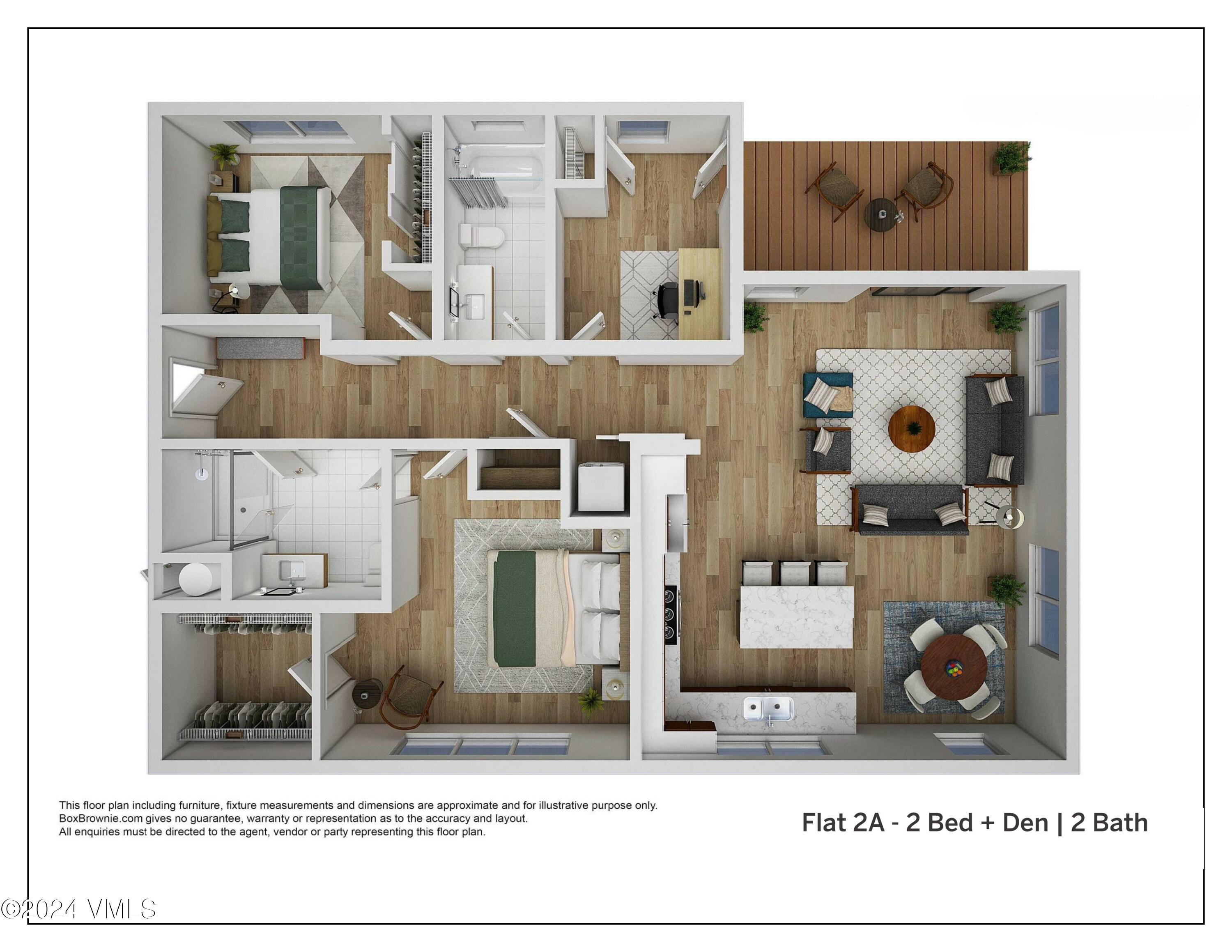 36 Abby Road, Unit 2A Minturn, CO 81645 - Photo 6 of 6 Floor Plan 2A