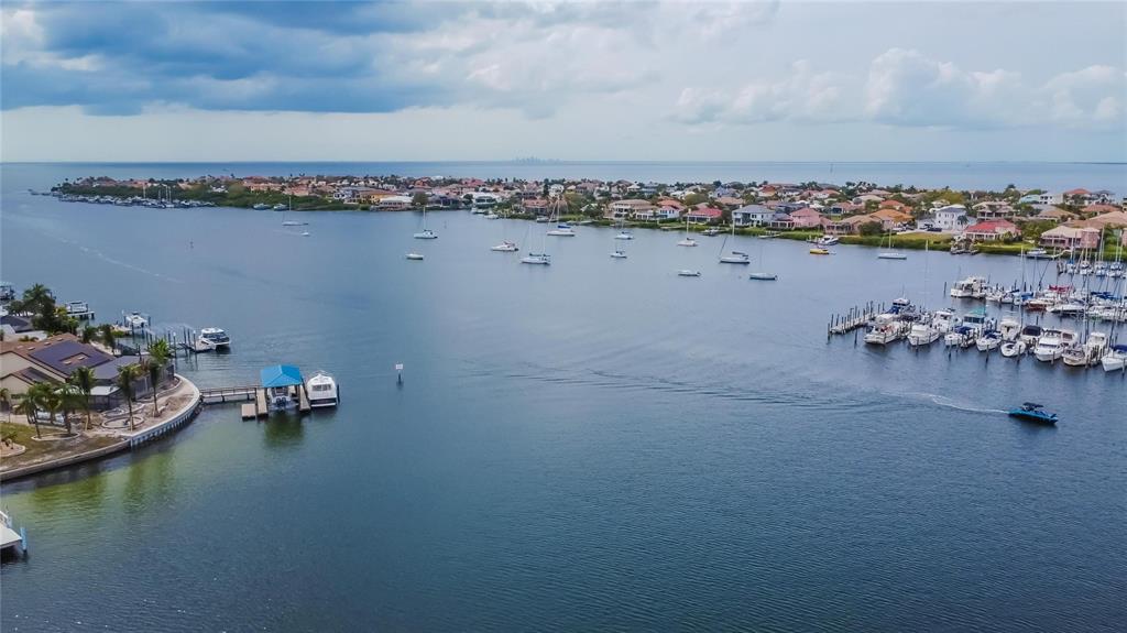 6414 Sunset Bay Circle Apollo Beach, FL 33572 - Photo 49 of 52 wooden floor with water view