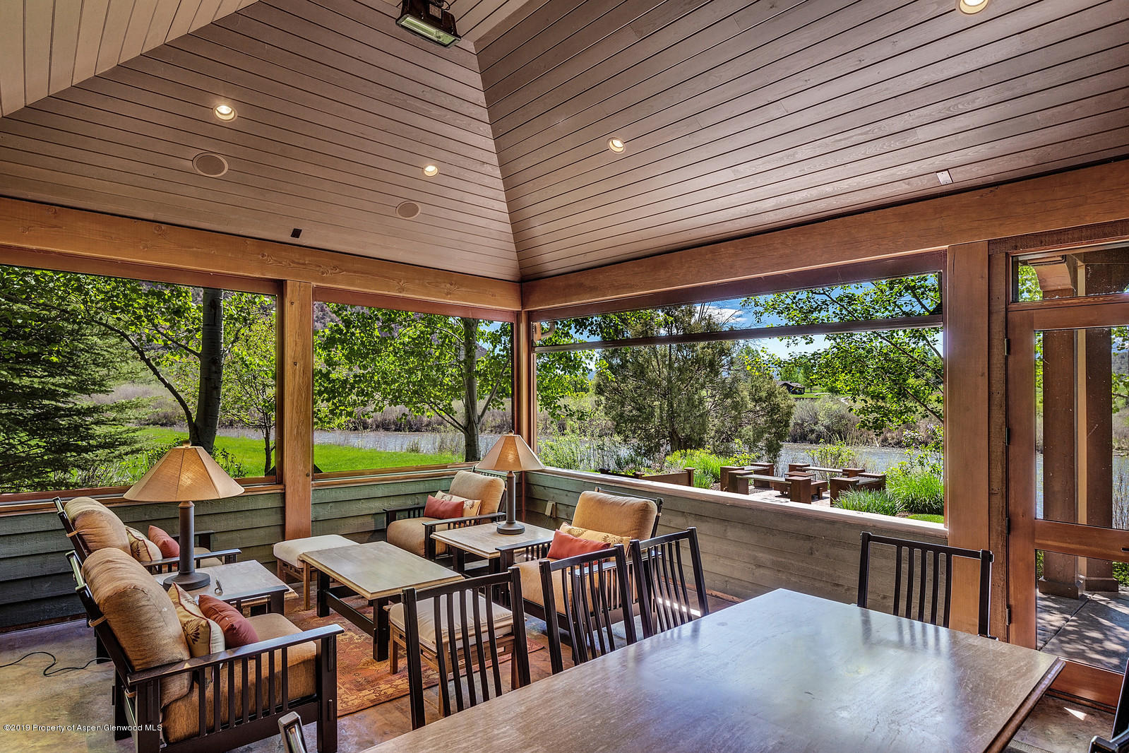 340 River's Bend Carbondale, CO 81623 - Photo 18 of 54 a view of a patio with a table and chairs
