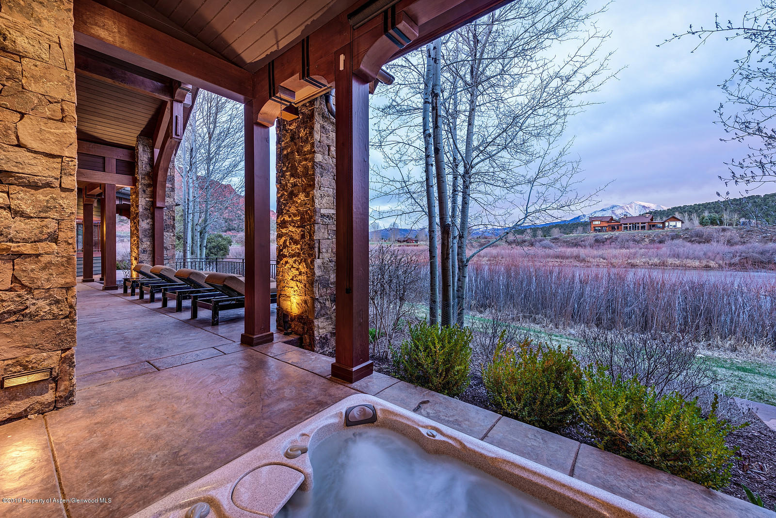 340 River's Bend Carbondale, CO 81623 - Photo 25 of 54 a view of a porch with a backyard