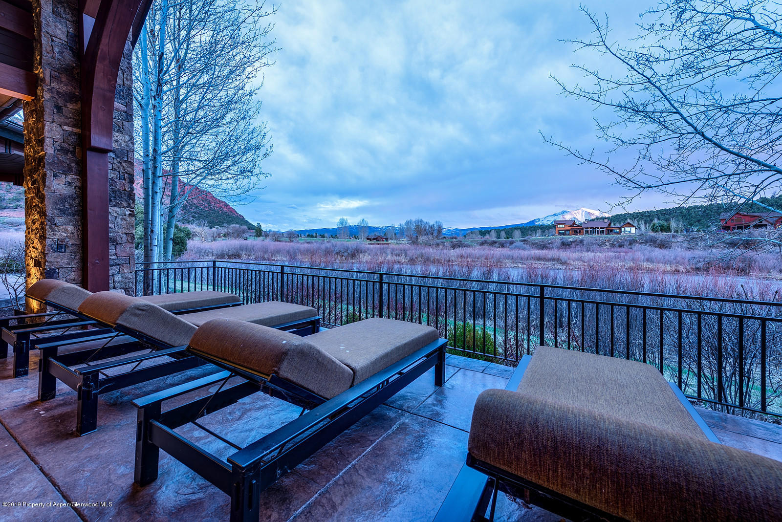 340 River's Bend Carbondale, CO 81623 - Photo 26 of 54 a view of a roof deck with furniture