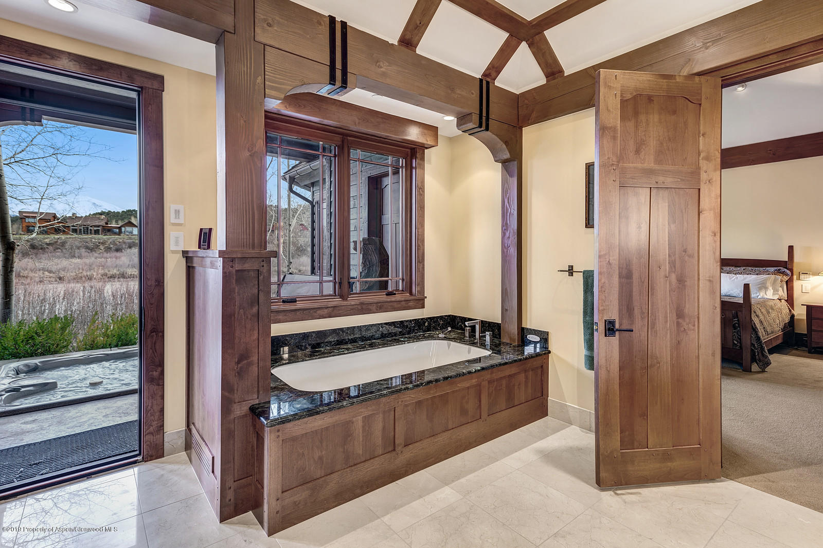 340 River's Bend Carbondale, CO 81623 - Photo 27 of 54 Master Bathroom with access to hot tub