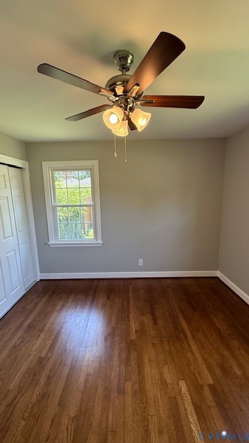 3817 Bridgeton Road Richmond, VA 23234 - Photo 12 of 23 an empty room with wooden floor fan and windows