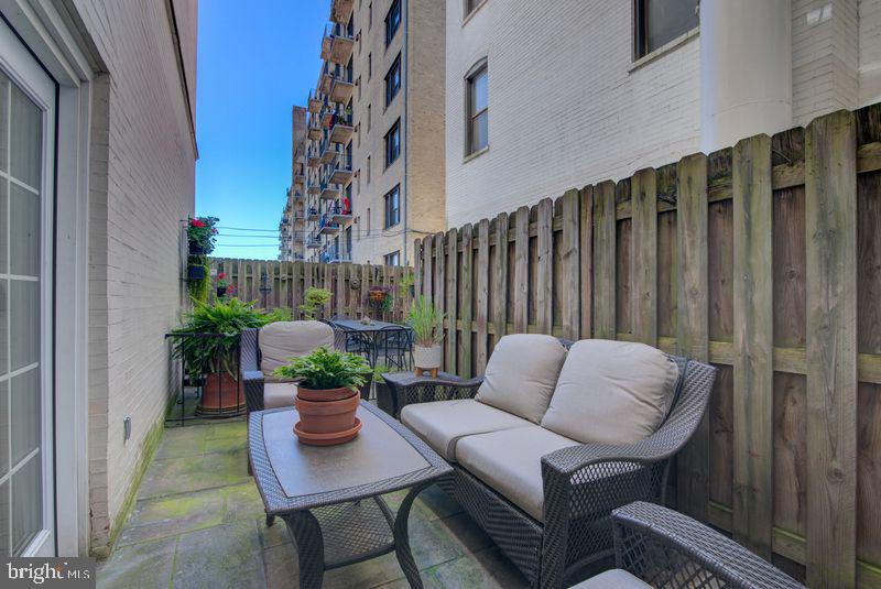 1669 Columbia Road Northwest, Unit 113 Washington, DC 20009 - Photo 31 of 38 Patio off Living Room
