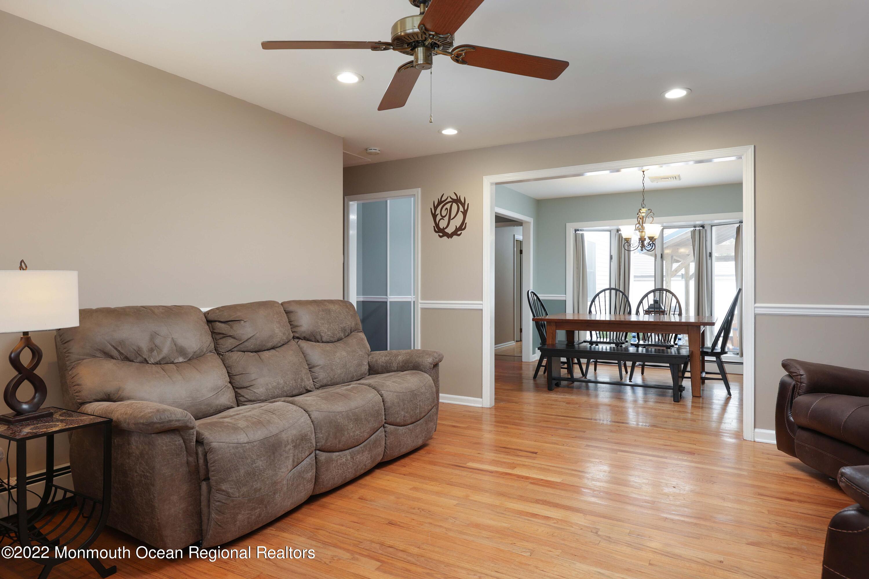 2229 Edgar Road Point Pleasant, NJ 08742 - Photo 8 of 23 Hardwood Floors & Open to the Dining Rm