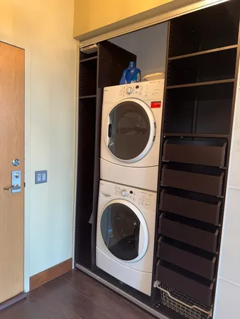 a view of walk in closet