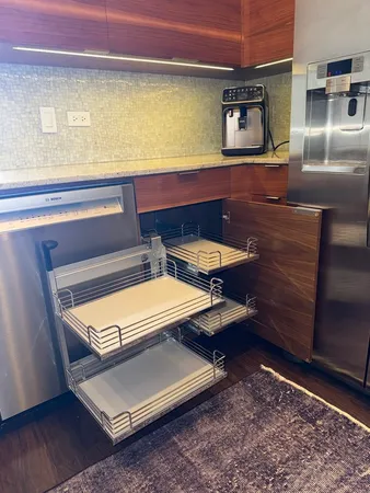 a room with chairs and a table