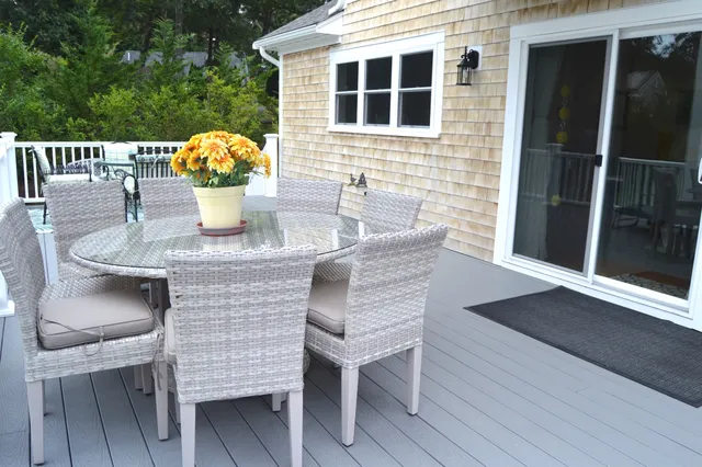 a view of table and chair