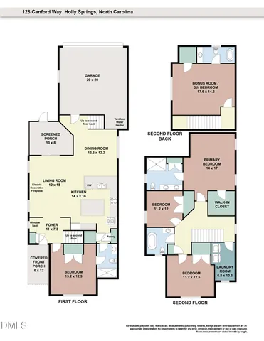 $599,990 | 128 Canford Way, Holly Springs, NC 27540