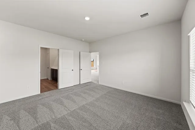 a view of a livingroom with an empty space